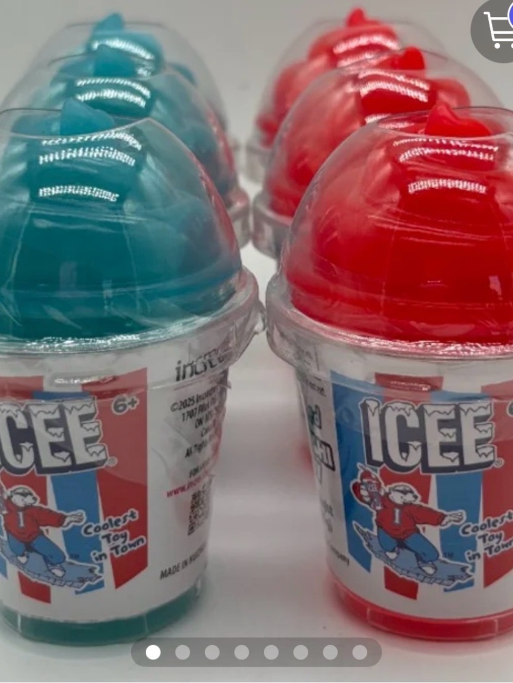 ICEE Cherry and Raspberry Scented Squishy Stress Relief Toy